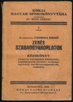 Alsóborsai Csorba Ernő: Zenés szabadgyakorlatok kézikönyv elemi és középfokú fiúiskolák, tanítóképzők, levente- és tornaegyletek, cserkészcsapatok...stb. számára. DEDIKÁLT! Kókai Magyar Sportkönyvtára 2. Bp., 1928., Kókai Lajos, 144 p.+ 8 t. Kiadói papírkötés, az utolsó két tábla sérült, kissé hiányos, foltos borítóval, a gerincen kis sérüléssel.
