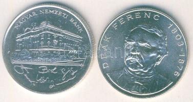 1993-94. 200Ft Ag "MNB" (1x) + "Deák" (1x) T:BU,2