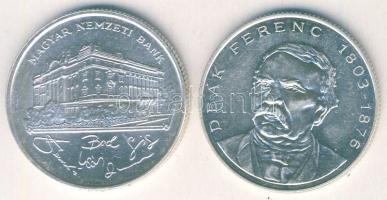 1993-94. 200Ft Ag "MNB" (1x) + "Deák" (1x) T:BU,2