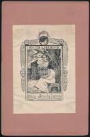 Érdekes régi ex libris tétel, össz. 4 db, közte 3 db szecessziós (Jugendstil): 
Liesen, Eduard (186...