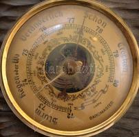 Fa forgatható asztali barométer, m: 16 cm