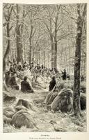 1908 Über Land und Meer c. német nyelvű képes folyóirat 8 db száma, gazdag képanyaggal, közte fekete...