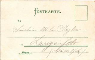 Neustadt an der Aisch, Kgl. Präparandenschule, Panorama, Marktplatz am Rathaus, Alt & neues Schl...