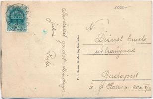 1940 Kassa, Kosice; Színház és dóm. leporellólap 10 képpel / theatre and cathedral. leporellocard wi...