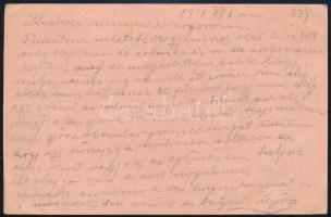 1914 Békécsaba, tábori posta levelezőlap "K. und. K. Militär-Stations-Commando in B. Csaba"...