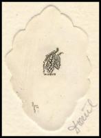 Dániel Viktor (1926-2001): Mi-ni ex-libris "Dani". Mappa össz. 10 db grafikával. Rézkarc, ...