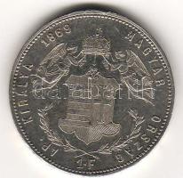 1869K.B. 1Ft ezüst T:2+/3+