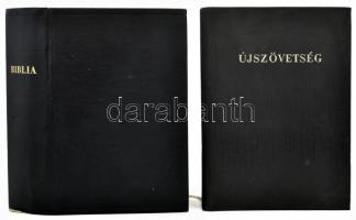 Biblia. Bp., 1978, Református Zsinati Iroda. Kiadói kemény-kötés.; + Újszövetség. Bp., 1977, Bp., 19...