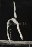 Engi László: Gerendán. Nagy méretű jelzett művészfotó 27x40 cm