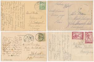 Pakrác, Pakratz, Pakrac; - 4 db RÉGI város képeslap / 4 pre-1945 town-view postcards