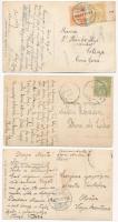 Goszpics, Gospic; - 3 db RÉGI város képeslap / 3 pre-1945 town-view postcards
