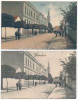 Goszpics, Gospic; - 2 db RÉGI város képeslap / 2 pre-1945 town-view postcards
