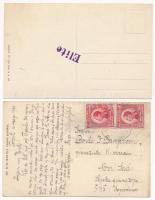 Goszpics, Gospic; - 2 db RÉGI város képeslap / 2 pre-1945 town-view postcards