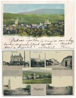 Pakrác, Pakratz, Pakrac; - 2 db RÉGI város képeslap / 2 pre-1945 town-view postcards