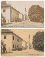 Belovár, Bjelovar; - 2 db RÉGI város képeslap / 2 pre-1945 town-view postcards
