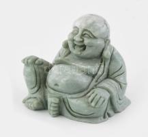 Jáde Buddha szobor 8x7 cm