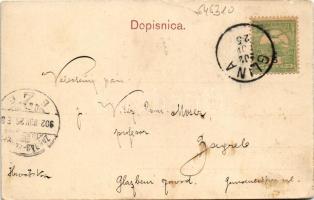 1902 Glina, látkép / general view (EK)