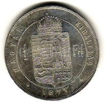 1877K.B. 1Ft ezüst T:2