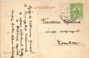 1914 Hódság, Odzaci; Kalvarie / Kálvária, gyerekek. W. L. 1989. / calvary, children (EK)