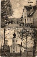 1929 Krnjak, utca, templom / street view, church (fa)