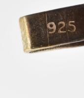 Citrin fülbevaló pár + nyaklánc, ezüst (Ag) kapoccsal, jelzéssel