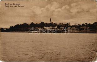 1915 Dálya, Dalja, Dalj; Dunai látkép / Dalj von der Donau / general view from the Danube (r)