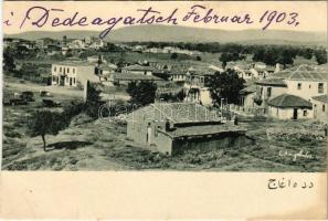 1903 Alexandroupoli, Alexandroupolis, Dédéaghadje, Dedeagatsch; (cut)