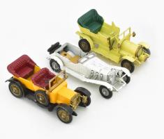 6 darab fém matchbox, h: 8-10 cm