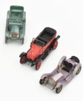 6 darab fém matchbox, h: 8-10 cm