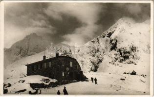 1943 Tátra, Magas-Tátra, Vysoké Tatry; Teriho chata u Pieti spisskych ples / Téry menedékház az Öt-tónál / chalet, tourist house (EK)