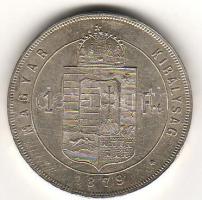 1879  1Ft ezüst T:2