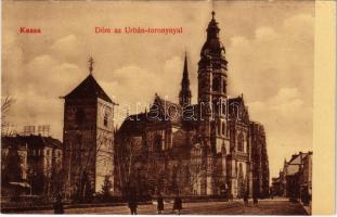 Kassa, Kosice; Dóm az Urbán toronnyal. László Béla kiadása 944. / cathedral, tower