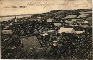 1925 Dunaszekcső, látkép. Balogh Pál kiadása (EB)