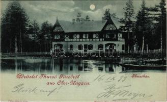 1899 (Vorläufer) Thurzófüred, Kupele Turzo (Gölnicbánya, Gelnica); Thurzó ház / villa, spa (r)