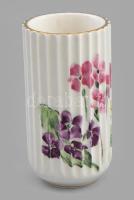 Dán porcelán váza. Kézzel festett, jelzett, kis kopással 11 cm