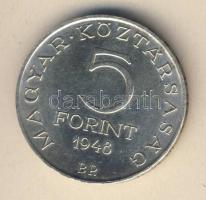 1948. 5Ft Ag "Petőfi" T:2