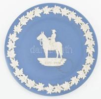 Wedgewood porcelán emlék tálka. Matricás, jelzett, hibátlan, eredeti dobozában, leírással d: 10 cm