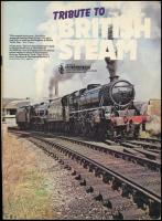 cca 1970 Tribute to British steam. A brit vasutak előtti tisztelgés képes magazin