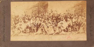 Perfecscope sztereoszkóp, sztereókép nézőke (kis hiánnyal) 48 színes és 54 fekete-fehér képpel