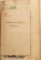 cca 1930-1947 Egy iskolai tanár saját összeállítású jegyzetei mindenféle tudománykörben 14 kötet. Be...