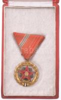 1954. "Kiváló Szolgálatért Érdemérem" zománcozott, aranyozott bronz kitüntetés eredeti, do...