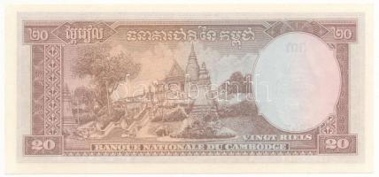 Kambodzsa DN (1972) 20R T:UNC 
Cambodia ND (1972) 20 Riels C:UNC 
Krause P#5d