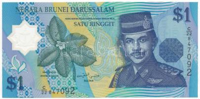 Brunei 1996. 1R T:UNC Brunei Darussalam 1996. 1 Ringgit C:UNC  Krause P#22a