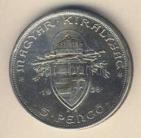 1938. 5P Ag "Szt.István" T:2 ph