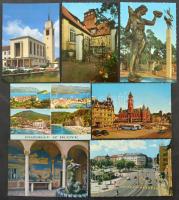 Kb. 200 db MODERN külföldi város képeslap / Cca. 200 modern European town-view postcards