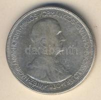 1930. 5P Ag "Horthy jobbra" T:3