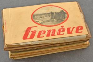 8 db RÉGI képeslap füzet és leporello: Herkulesfürdő (Baile Herculane), Mariazell, Catania, Roma, Ge...