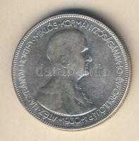 1930. 5P Ag "Horthy jobbra" T:3