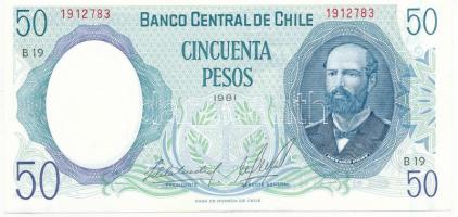 Chile 1981. 50P T:UNC Chile 1981. 50 Pesos C:UNC Krause P#151