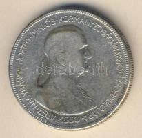 1930. 5P Ag "Horthy jobbra" T:3